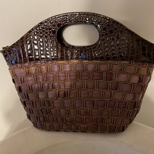 The Many Moods of Poppie Jones Woven Straw Tote Bag Beach Summer Boho Bag